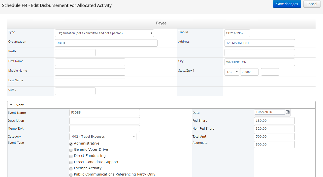 Crimsonfiler Schedule H4 Shared Federal Non Federal Operating